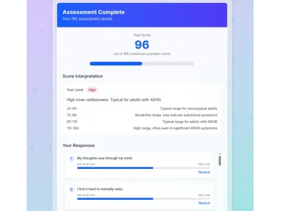 ADHD Self-Assessment Tool - 3