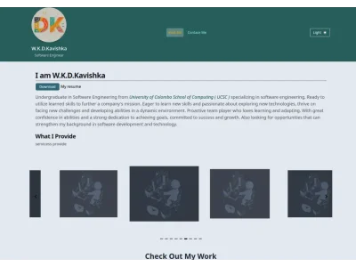 My old Portfolio Template - 4